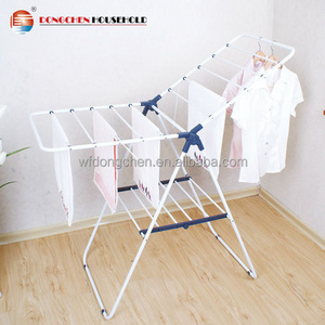 High Quality Foldable folding portable Stainless Steel Telescopic Clothes Rack/Dryer/Drying/rod/hanger