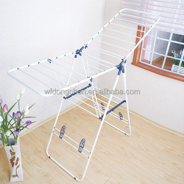 High Quality Foldable folding portable Stainless Steel Telescopic Clothes Rack/Dryer/Drying/rod/hanger