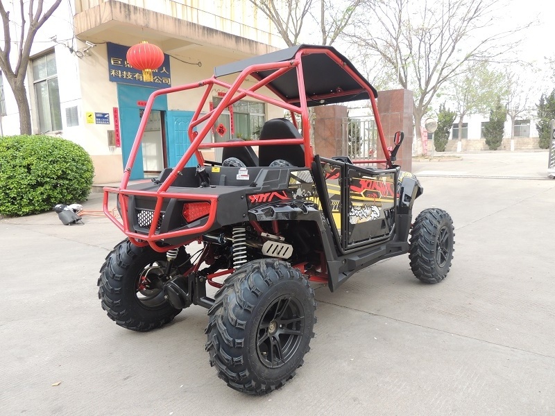 Fangpower shaft drive transmission system gas/diesel fuel 400cc kids adults go kart off road dune bugy utv