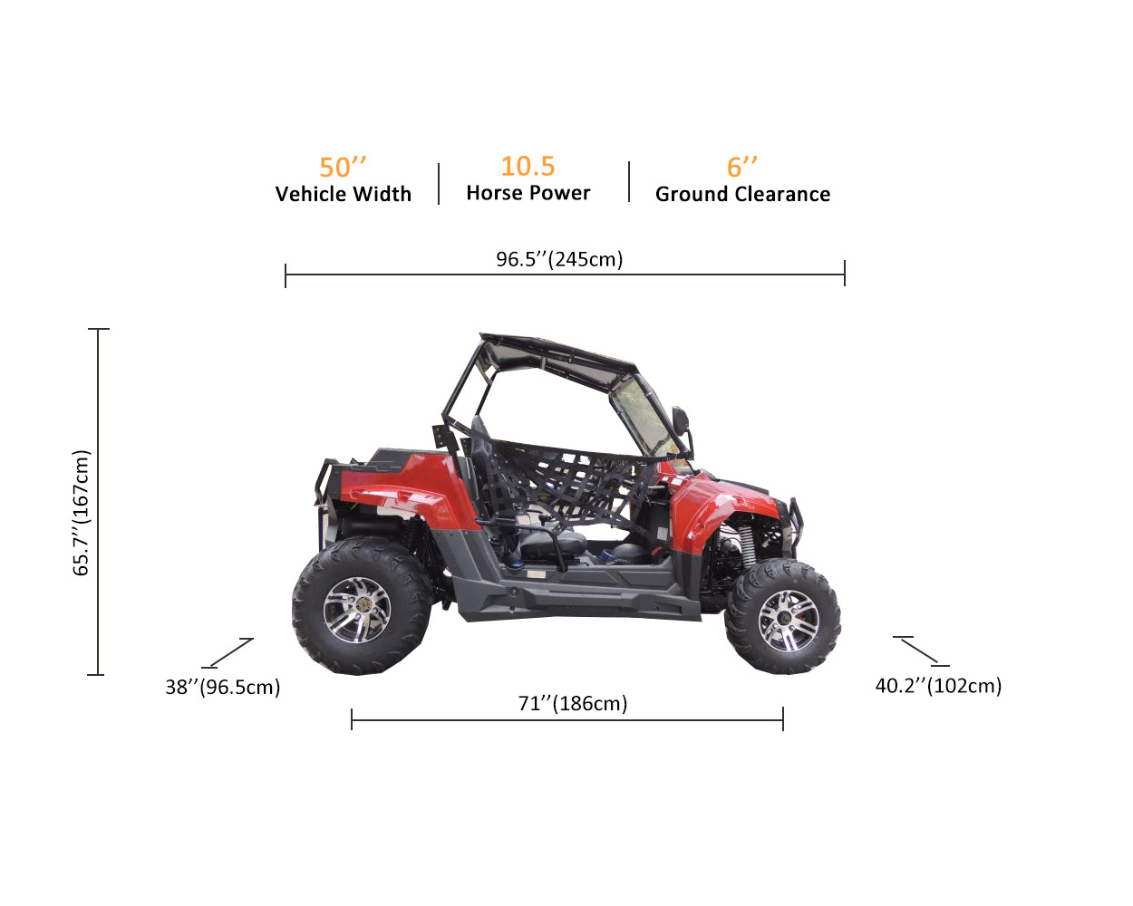 Fangpower 200cc kid  EPA  UTV mini utility vehicle side by side atv