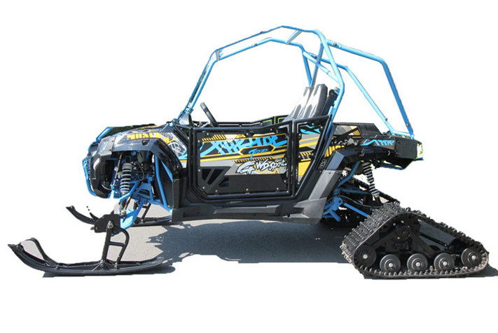 Powerful Winter 400cc gas snowmobile utv with 2 seater UTV dune buggy