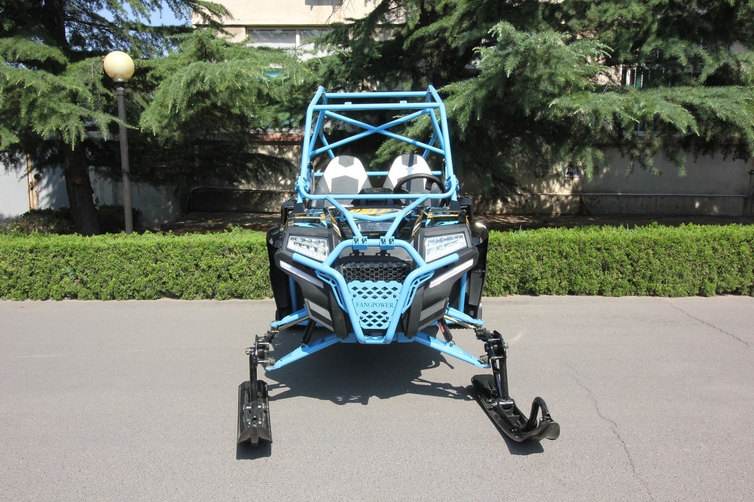 Hot sale cheap Winter 400cc petrol snowmobile 2 seat UTV dune buggy