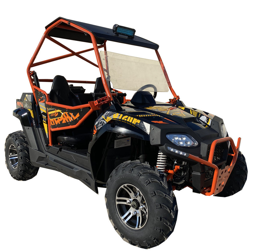 Fangpower utility side by side  cuatrimoto 4x4  gas powered  4 wheelers  utvs  atv 250cc quad bikes for kids