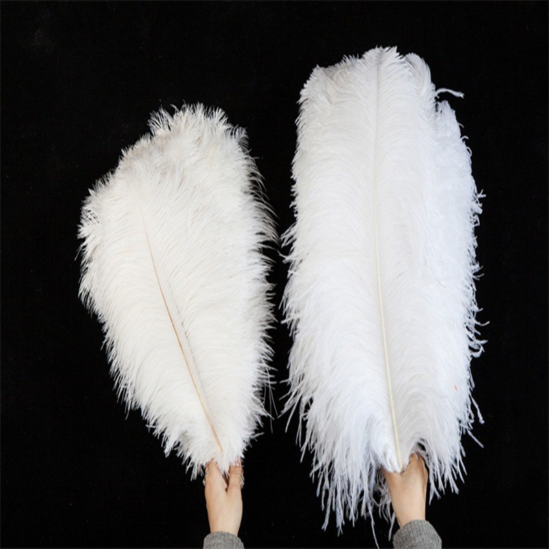 Wholesale Decorative White Ostrich Plumes Feathers for Wedding Centerpieces