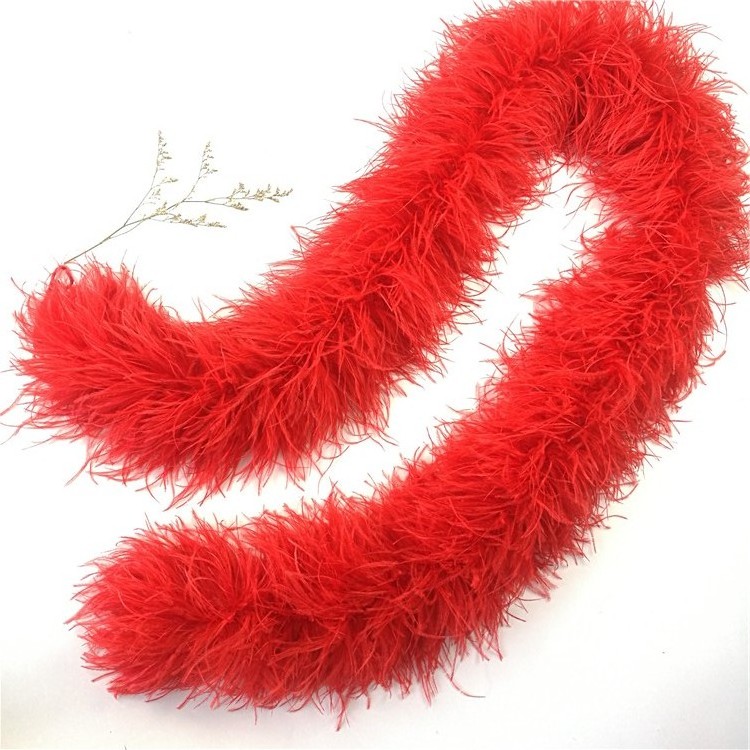 Factory Supply Best-Selling Handcraft 100% Feather Deluxe Feather Boa 10 ply Ostrich Feather Boa for Party Dress Carnival