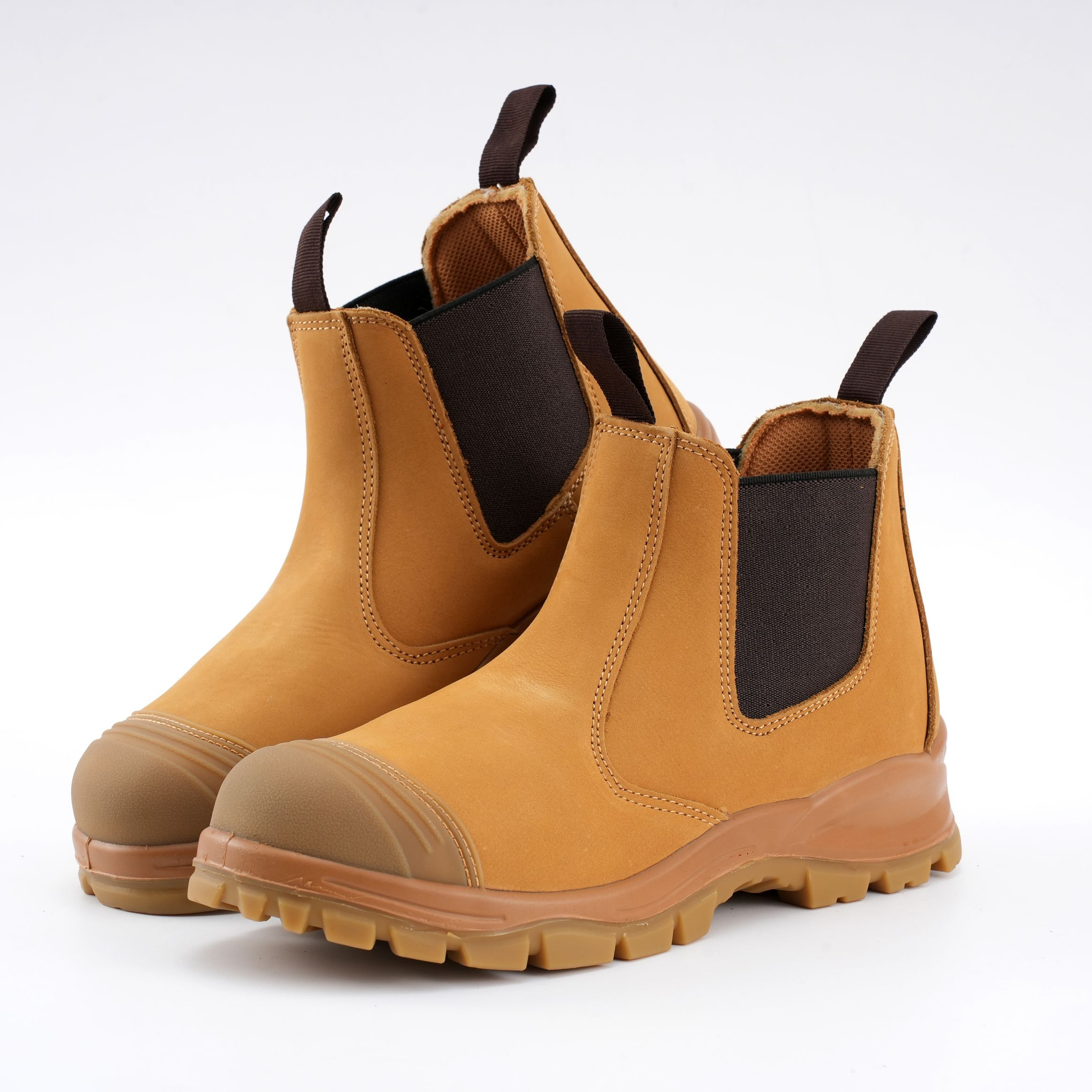 Work Boots for Men S3 Slip On Safety Boots Waterproof Work Shoes