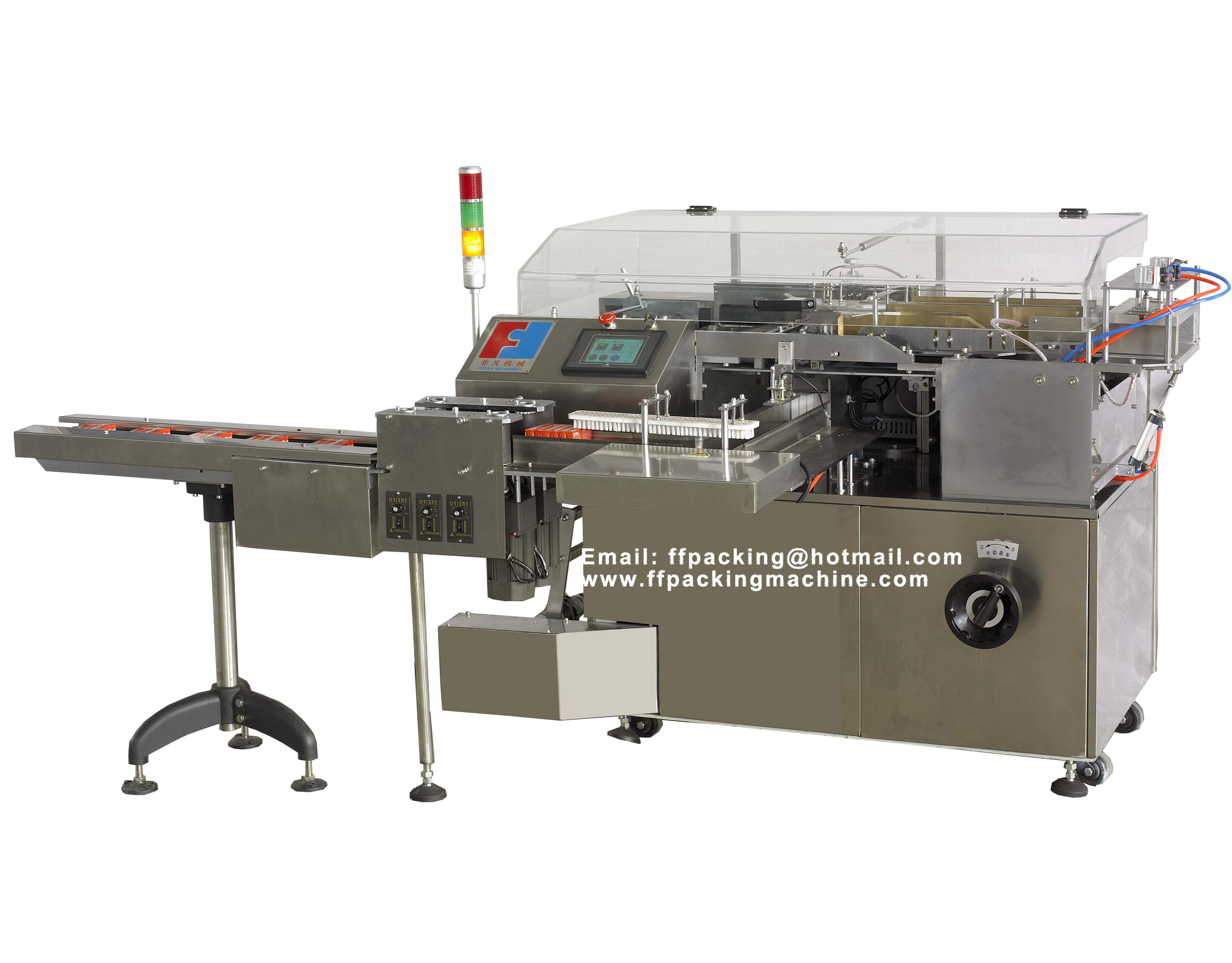 Fully Automatic Perfume Box Cellophane Wrapping Machine