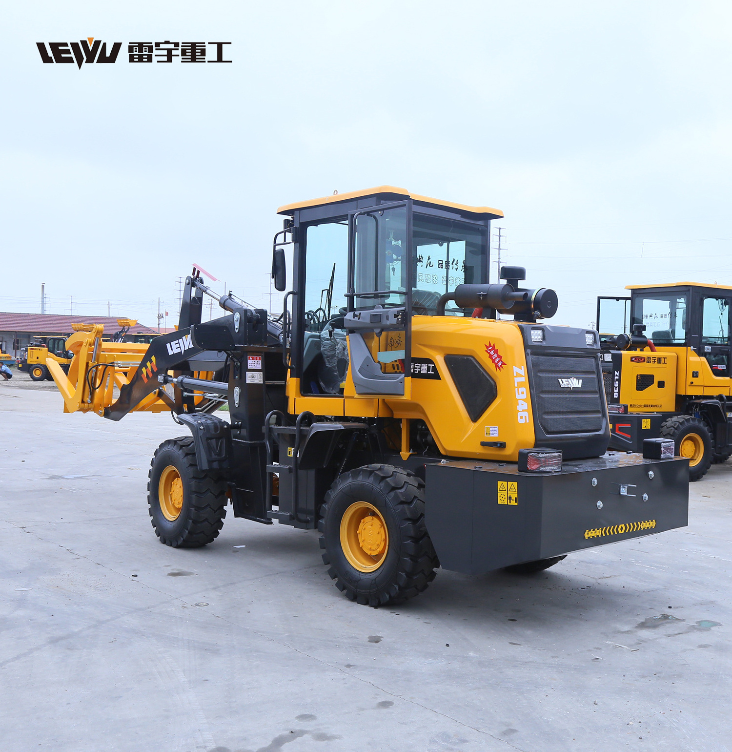 Earth-Moving Machinery Mini Towable Loader With Weichai 490 Turbocharged Engine