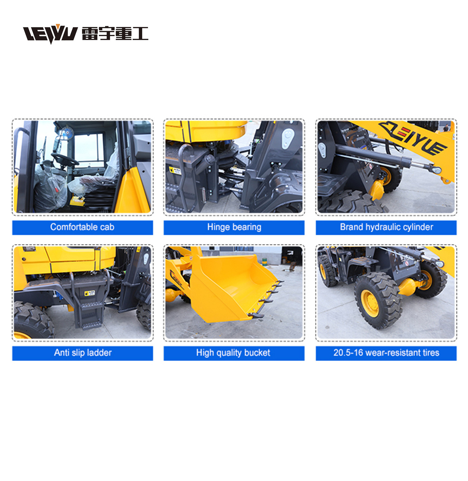 China Cheap Earth-Moving Machinery Epa Engine Micro Wheel Loader Wheel Loader Price