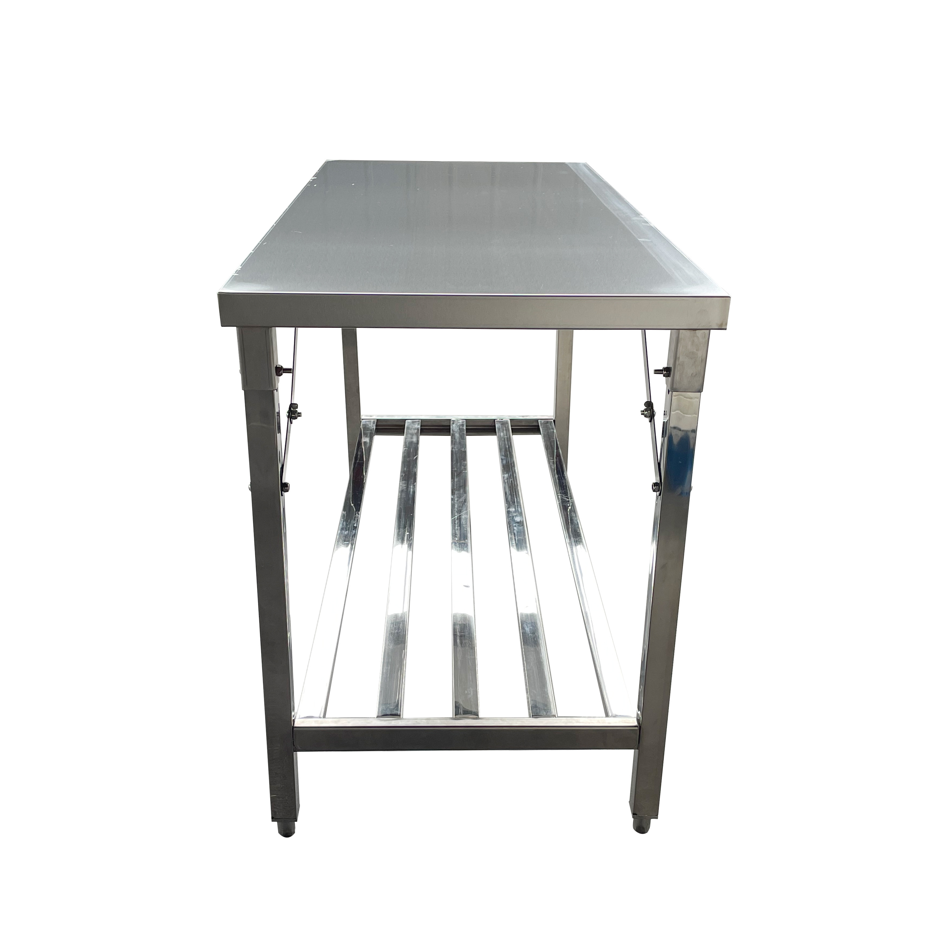 Customized Stainless Steel Folding Table Commercial Stainless Steel Folded Work Table