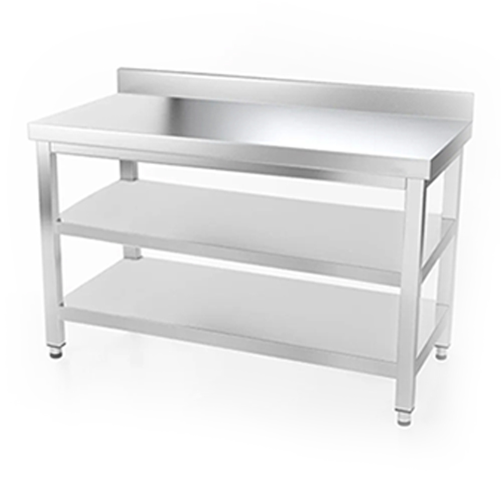 Wholesale stainless steel work bench table stainless steel prep table with under shelf