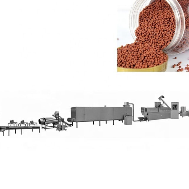 Automatic 5 tons per hour floating fish feed extruder price food extruder for 1mm 2mm 3mm size fish feed making machine