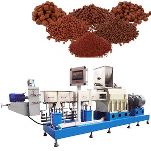 extruder for floating food fish pallet stainless steel sinking aquatic trout fish feed production line machinery machine