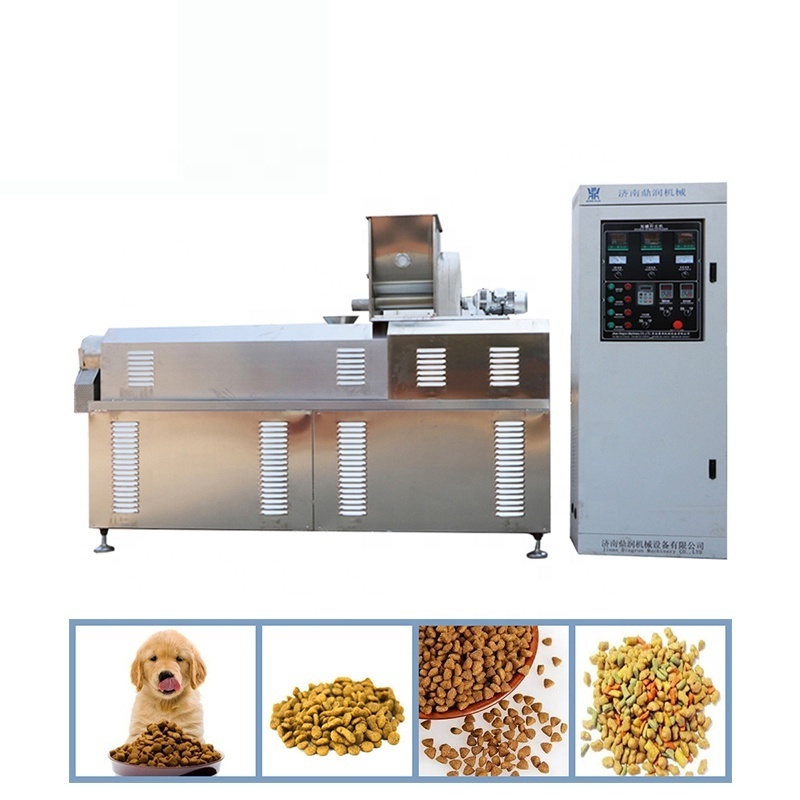 automatic full production line pedigree cat dog food making processing machine hot sale pet dog cat food extruder