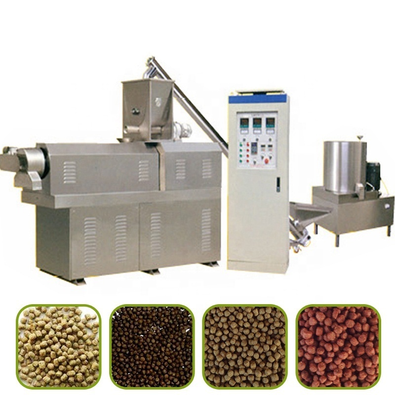 200kg per hour floating fish feed production line and grinder trout fish food machine