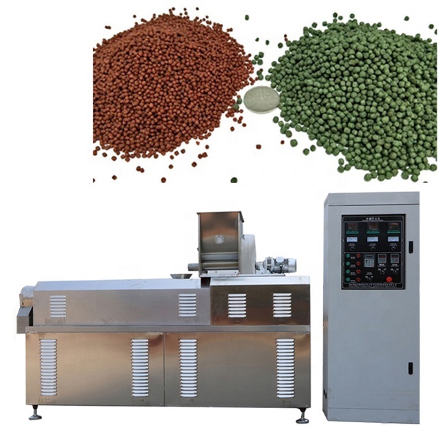 Automatic 5 tons per hour floating fish feed extruder price food extruder for 1mm 2mm 3mm size fish feed making machine