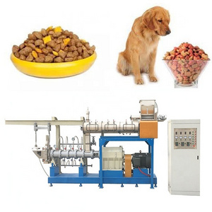 automatic full production line pedigree cat dog food making processing machine hot sale pet dog cat food extruder