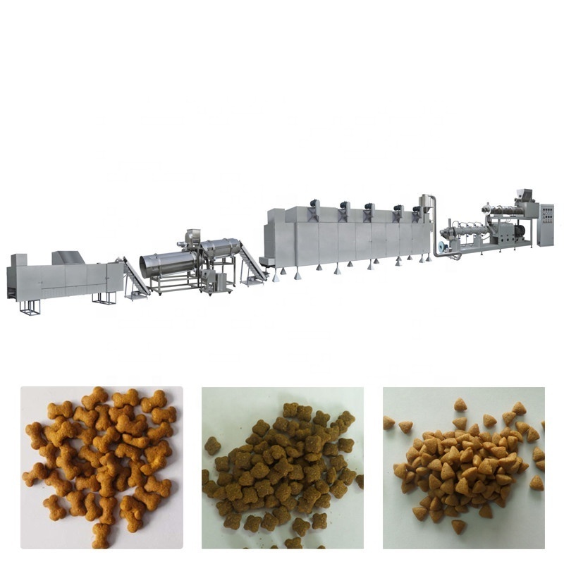 automatic china full production line meat cat food dog food making plant equipment pet fish cat feed processing line