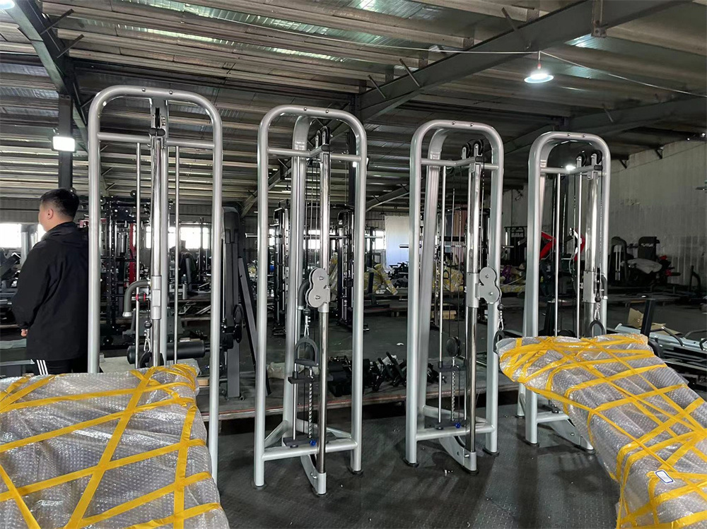 Home gym equipment multi functional back extension lat pull down rowing chest press smith cable crossover machine