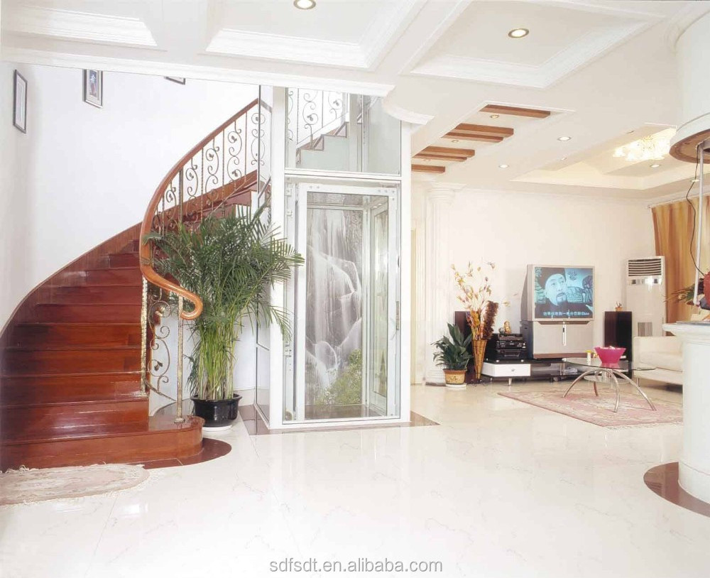 indoor and outdoor home villa elevator