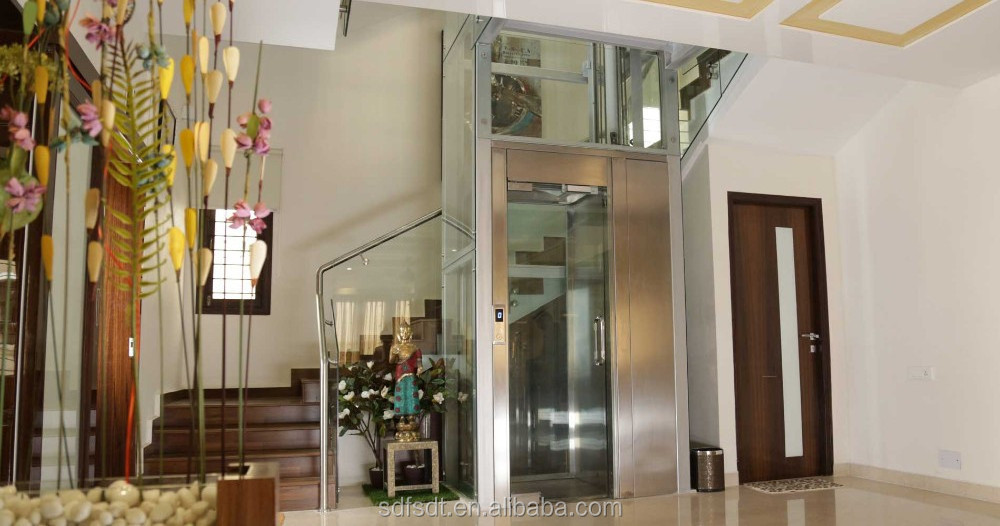 indoor and outdoor home villa elevator