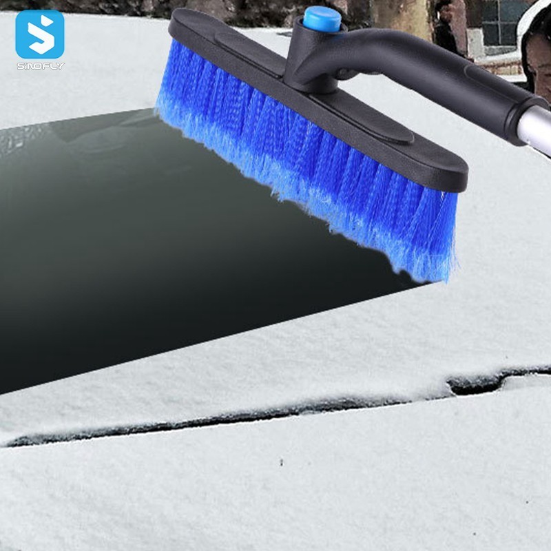 Auto Winter Heavy Duty Telescopic Cleaning Snow Sweeper Remover Shovel Brush with Ice Scraper for Car