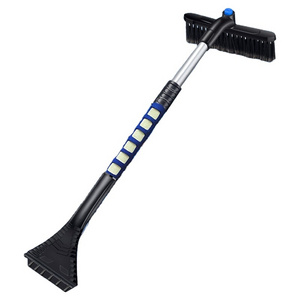 Auto Winter Heavy Duty Telescopic Cleaning Snow Sweeper Remover Shovel Brush with Ice Scraper for Car