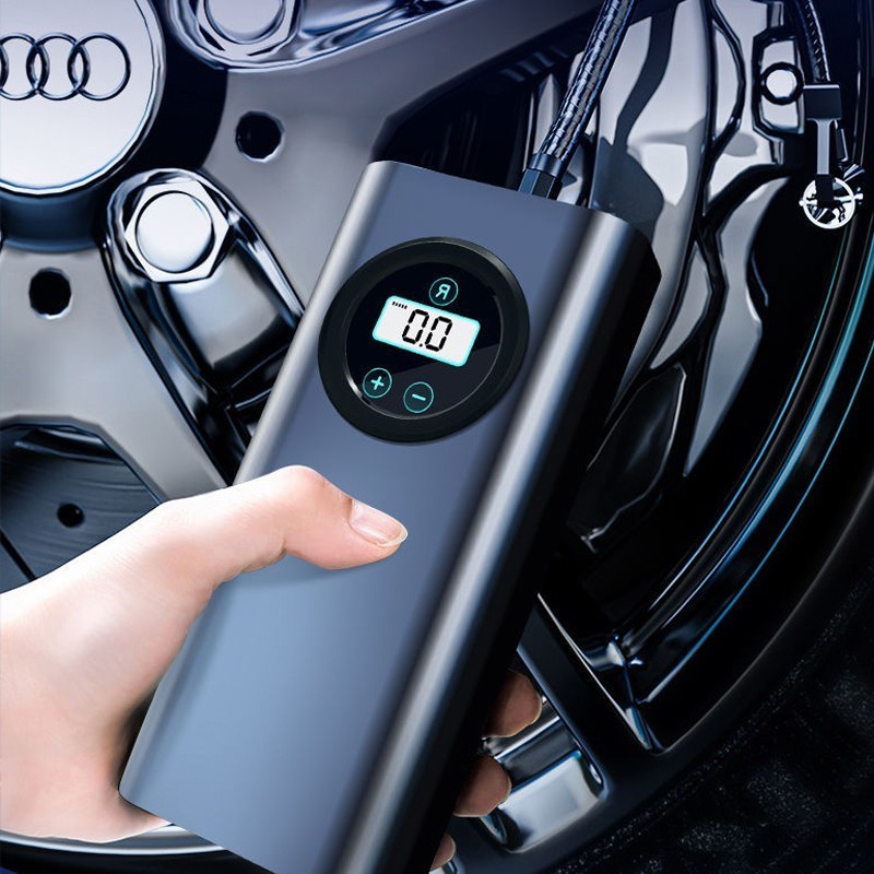 Wireless 12v tire inflator portable mini cordless tire inflator car digital automatic tire inflator