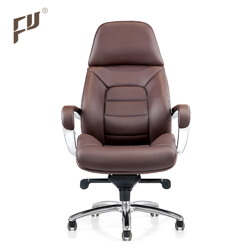 FURICCO Office Furniture Adjustable Swivel Manager Boss Executive PU Leather Office Chairs