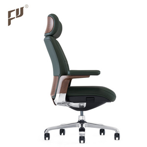 Traders Hot Selling Modern Design Ceo Executive Chair Green Big And Tall Pictures Office Chairs With Head Rest