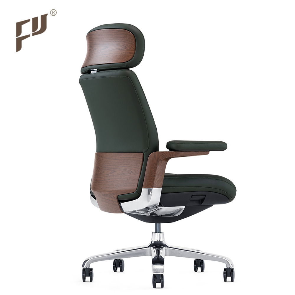 Traders Hot Selling Modern Design Ceo Executive Chair Green Big And Tall Pictures Office Chairs With Head Rest