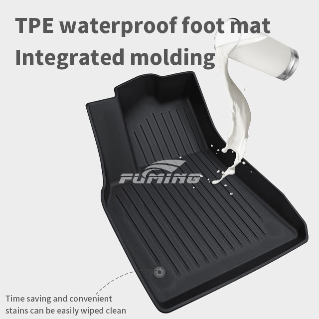 XPENG car interior installation TEP floor mat upgraded waterproof and anti slip wear-resistant car mat