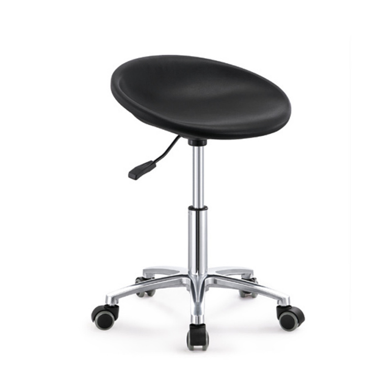 SIDI brand 360 degree soft swivel Anti Static black PU foam ESD chair with wheels