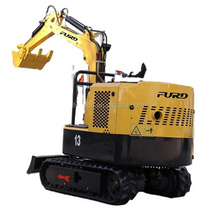 New 1t mini crawler excavator with extension crawlers and swing arm FWJ-900