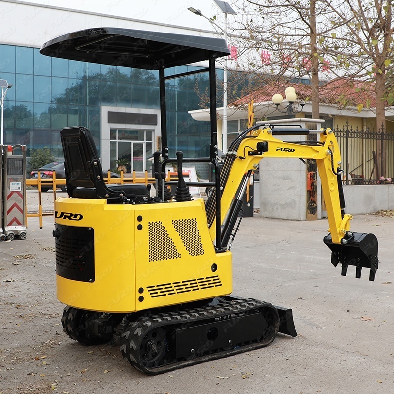 New 1t mini crawler excavator with extension crawlers and swing arm FWJ-900