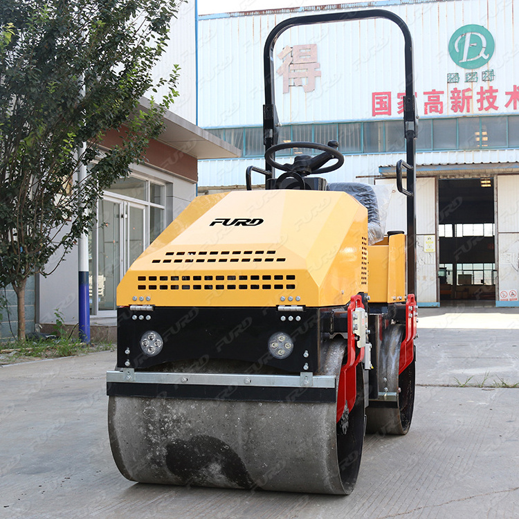 Engineering Machinery Vibrating Road Roller electromagnetic clutch Soil Compactor full hydraulic drive Wide range of use