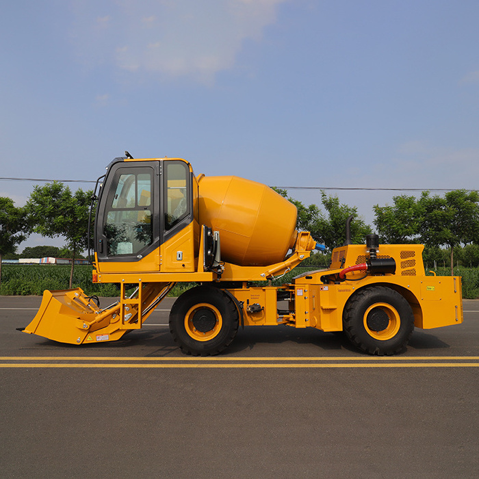 Auto Concrete Mixer 2.4cbm 3.5 Volumetric Cement Pump Self Loading Cement Concrete Mixer Truck