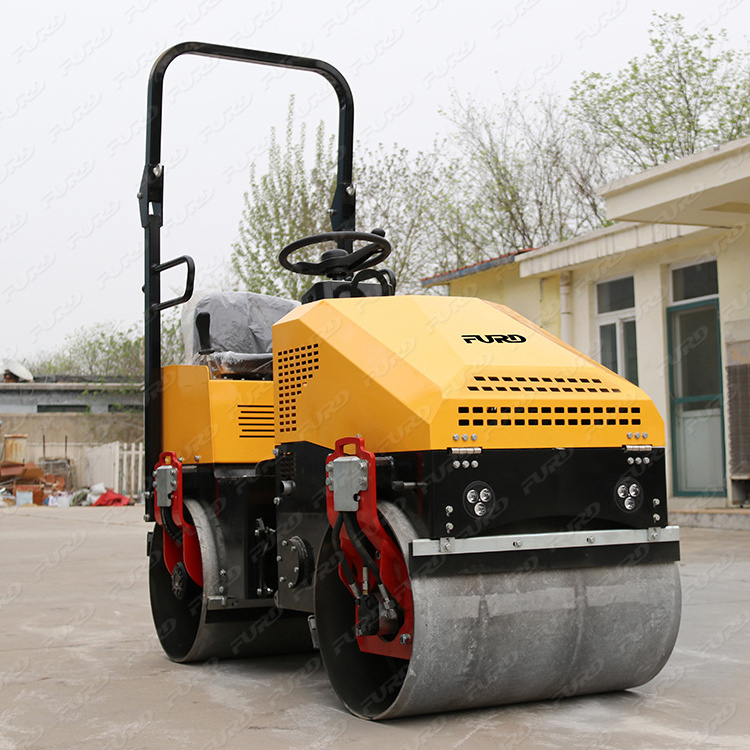 Engineering Machinery Vibrating Road Roller electromagnetic clutch Soil Compactor full hydraulic drive Wide range of use