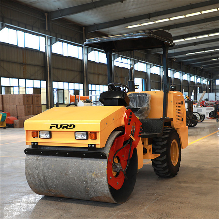 Vibro Compactador 3 Toneladas Diesel Road Roller Compactor