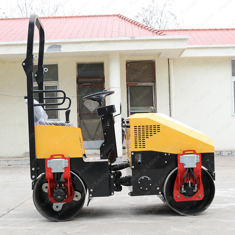 Engineering Machinery Vibrating Road Roller electromagnetic clutch Soil Compactor full hydraulic drive Wide range of use