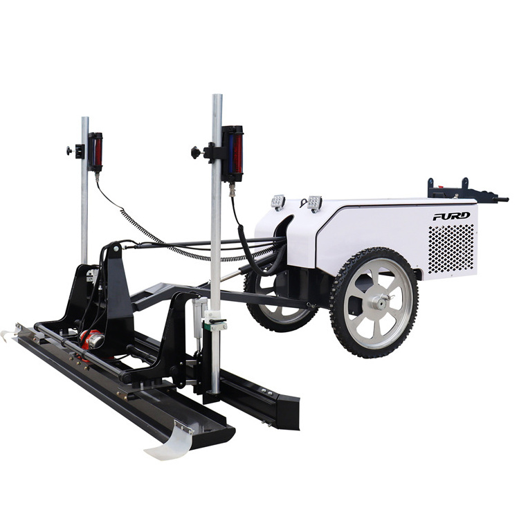 Automatic Moving Two Wheels Laser Screed Machine Copperhead Laser Screed for Sale