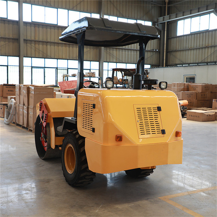 Vibro Compactador 3 Toneladas Diesel Road Roller Compactor