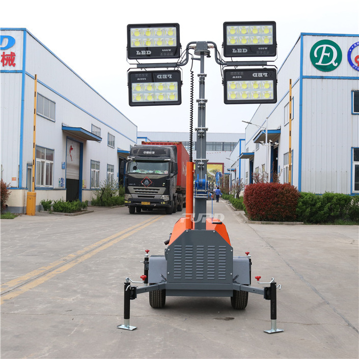 New Compact Light Tower With Powerful LED Light Combination FZMT-1000B