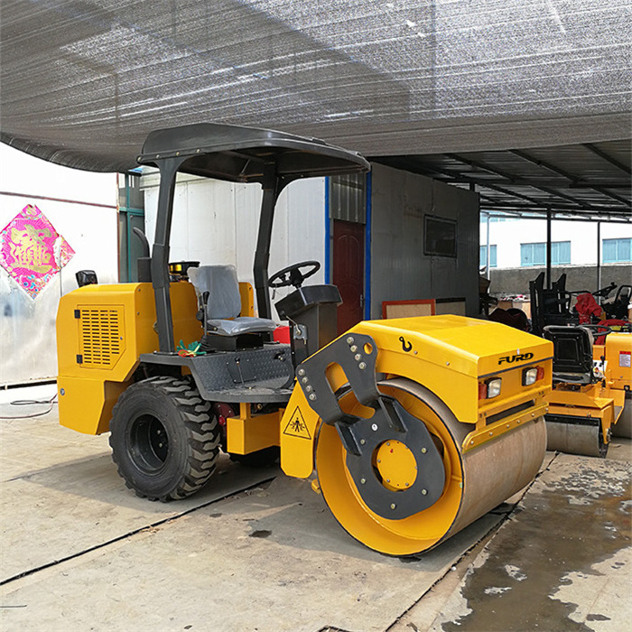 Vibro Compactador 3 Toneladas Diesel Road Roller Compactor