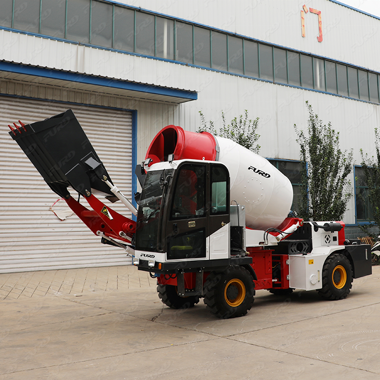 Small self-loading concrete mixer truck mounted price sale FMT-40