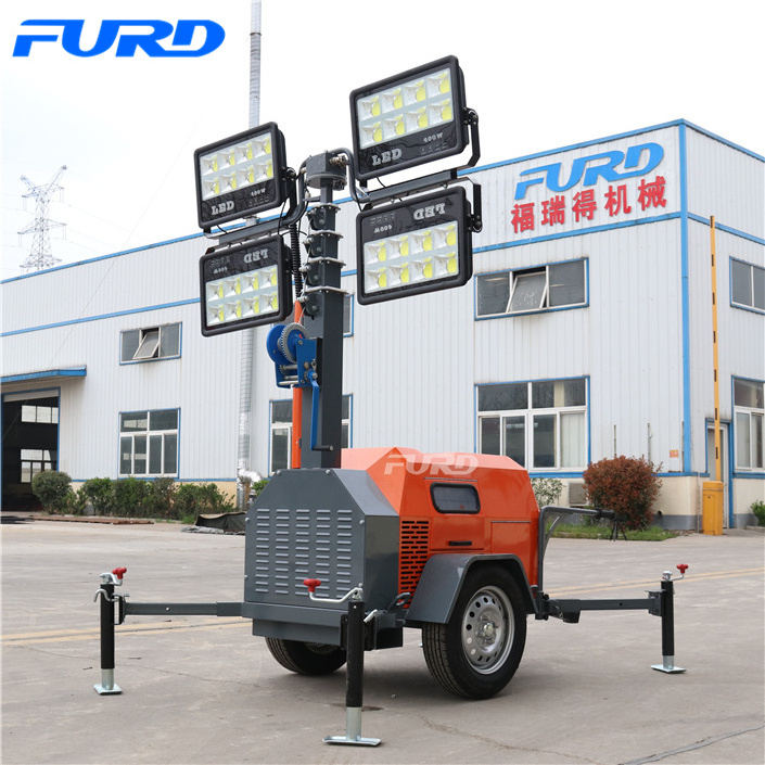 New Compact Light Tower With Powerful LED Light Combination FZMT-1000B