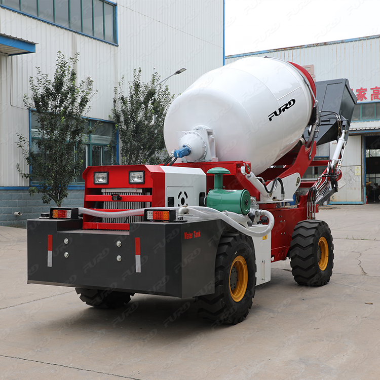 Small self-loading concrete mixer truck mounted price sale FMT-40