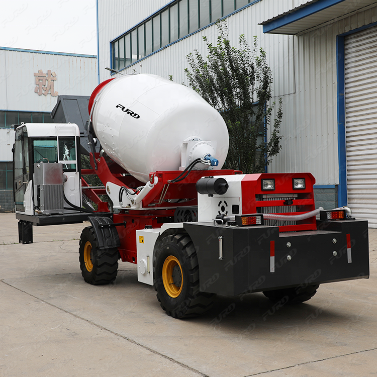 Small self-loading concrete mixer truck mounted price sale FMT-40