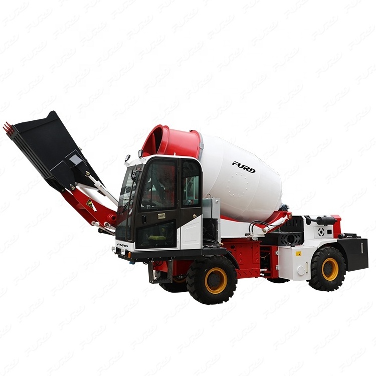 Small self-loading concrete mixer truck mounted price sale FMT-40