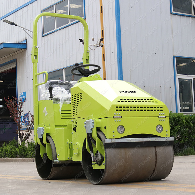 Engineering Machinery Vibrating Road Roller electromagnetic clutch Soil Compactor full hydraulic drive Wide range of use